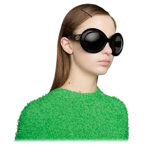 gucci circular sunglasses|More.